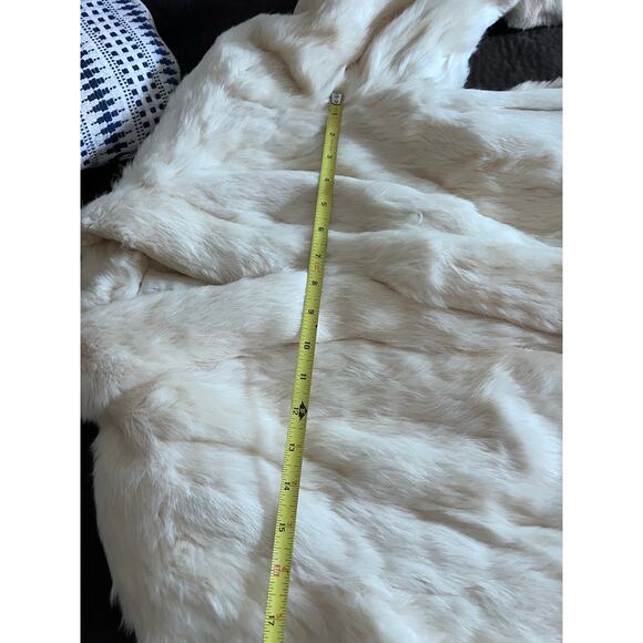 Vtg rabbit fur jacket, see pictures for condition, fits like a S - Picture 11 of 13